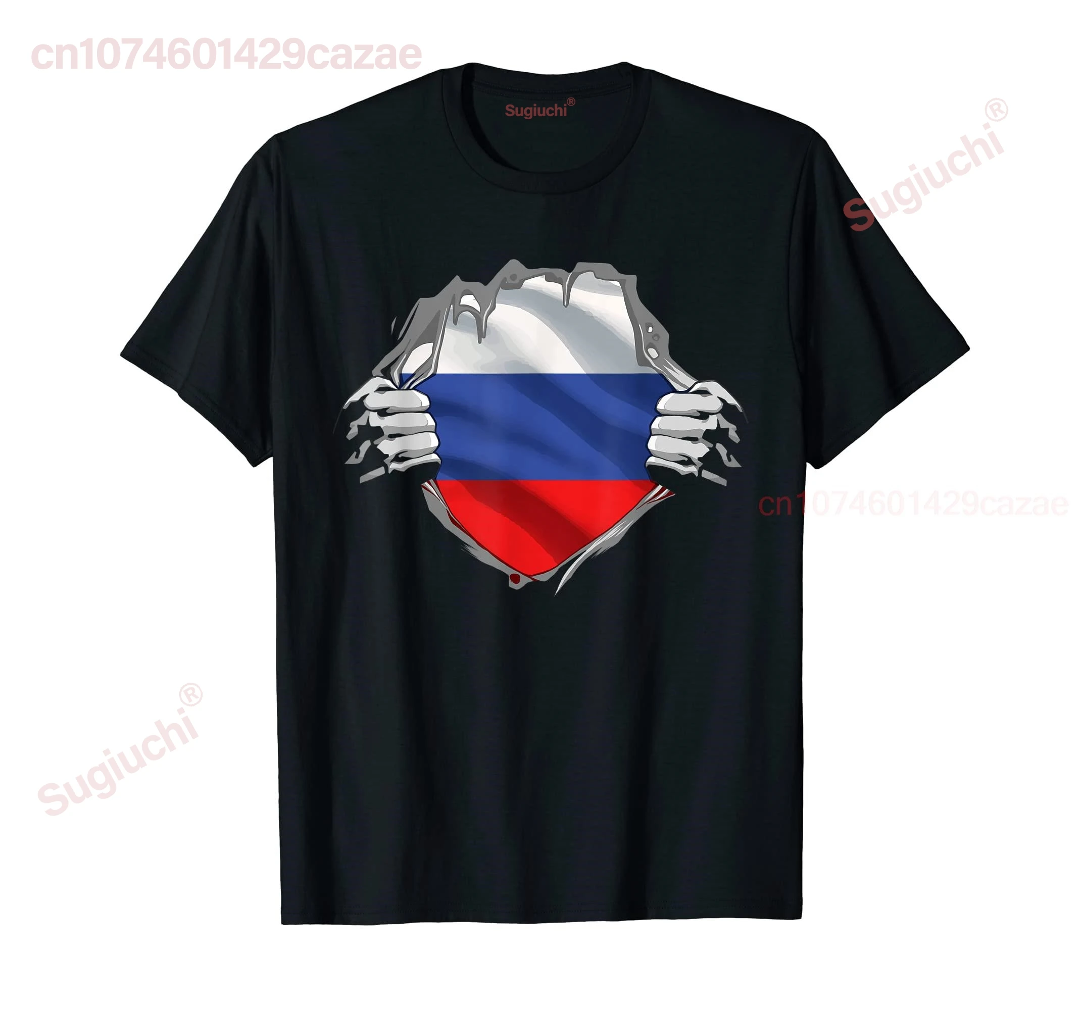 

100% Cotton Super Russian Heritage Proud Russia Roots Flag T-Shirt MEN WOMEN UNISEX T Shirts Size S-6XL