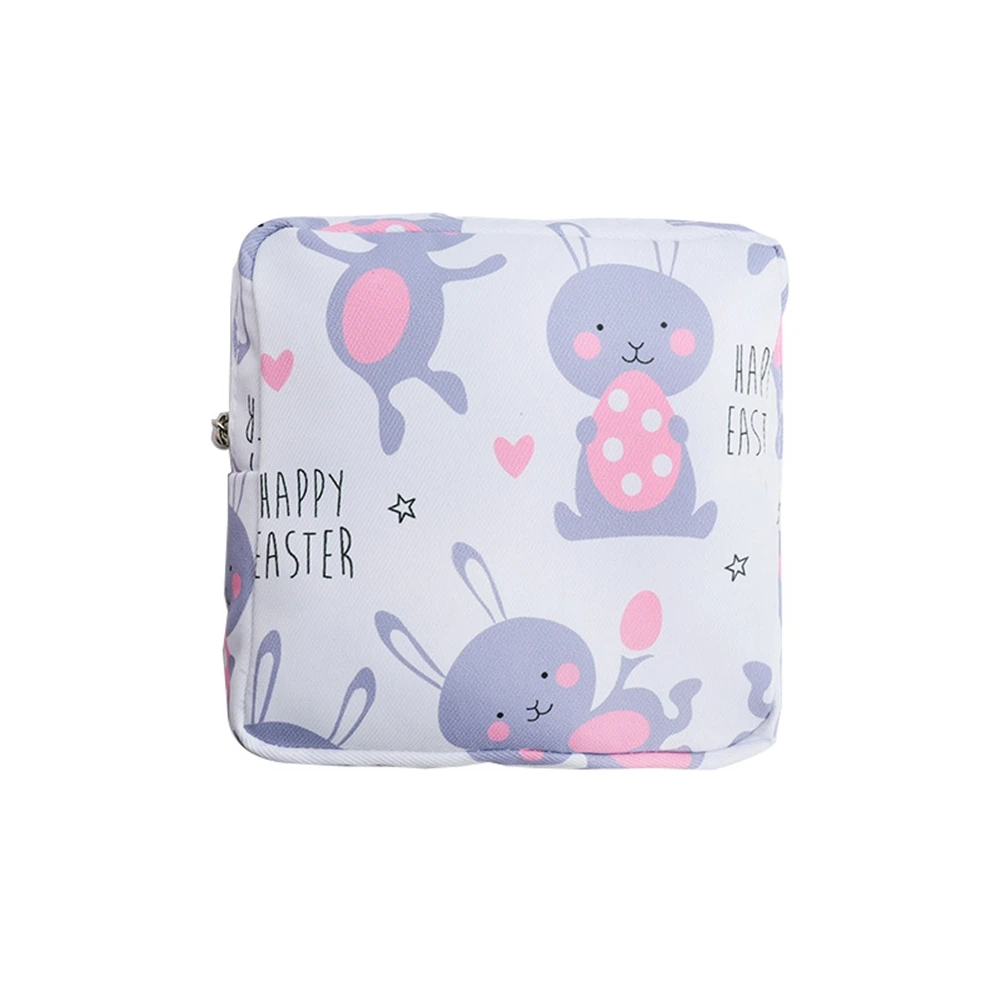 Cute Large Capacity Sanitary Napkin Storage Bags Cartoon Girls Physiological Period Tampon Organiser Bag Mini Bag