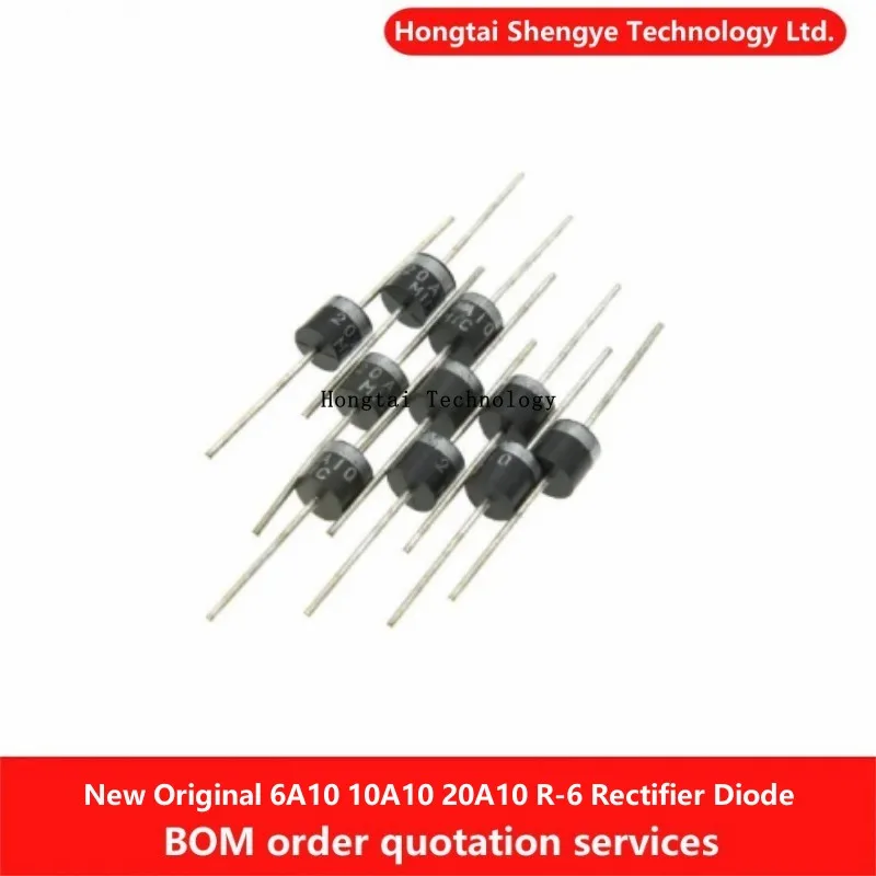 New Original 6A10 10A10 20A10 6A/10A/20A 1000V R-6 Rectifier Diode