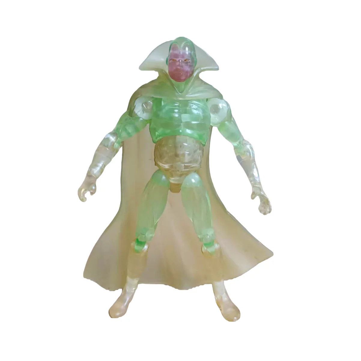 Figura de acción suelta del universo de Marvel The Avengers Vision Clear Variant de 3,75"