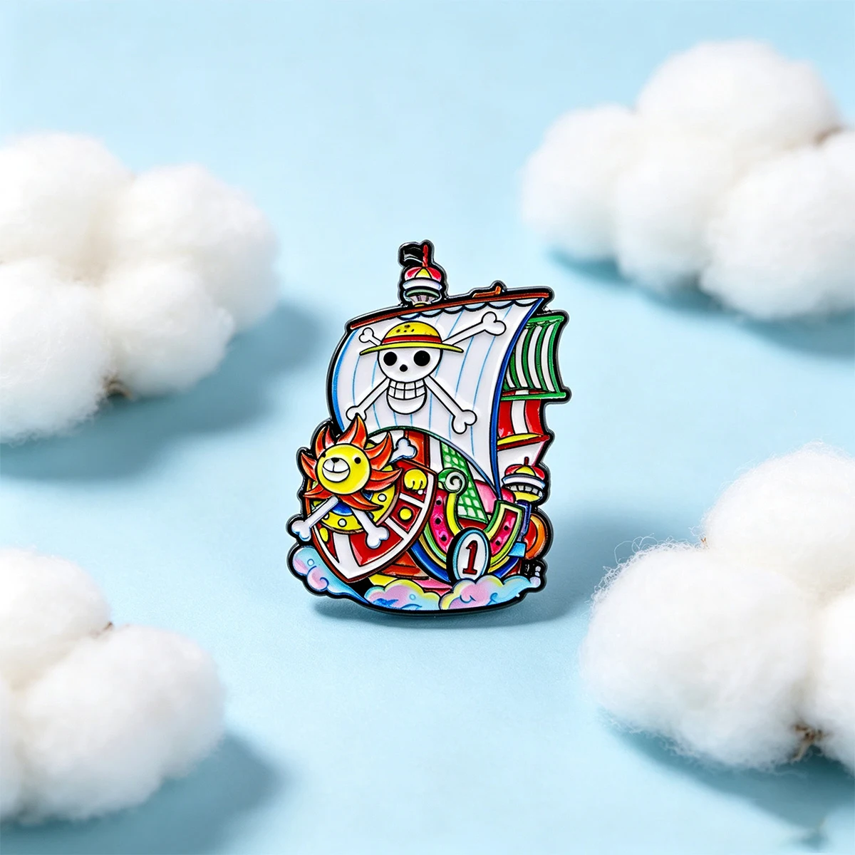 9-teiliges Anime-Piraten-Emaille-Pin-Set, Cartoon-Schiff-Broschen für Rucksäcke, Hüte, Reversnadeln, Abzeichen für Fans, Geschenke, Cosplay-Zubehör – Detail 5