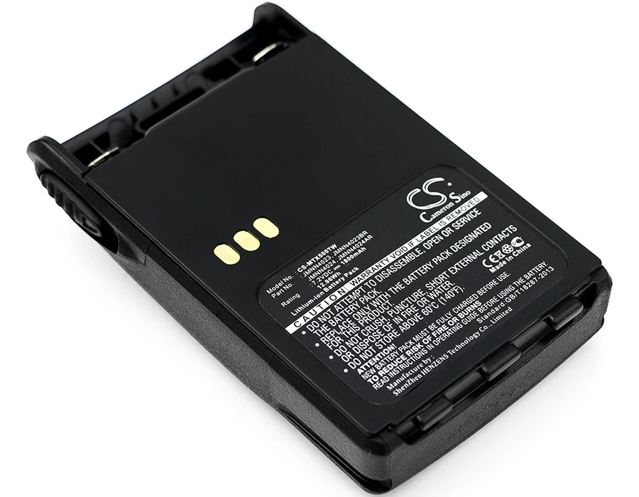 Cameron Sino batería de 1800mAh para Motorola EX500, EX560, EX600, GL2000, GP329, GP344, GP388, GP644, GP688, PTX700 Plus, PTX760