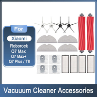 For Xiaomi Roborock Q7 Max,Q7 Plus,Q7 Max+,T8 Hepa Filter Mop Cloth Dust Bag Robot Vacuum Cleaner Spare Parts Main Side Brush