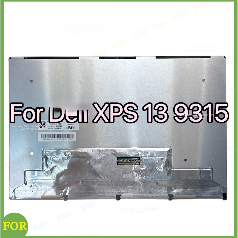 BDBH Original 13.4'' For Dell XPS 13 9315 1920X1200 FHD EDP 