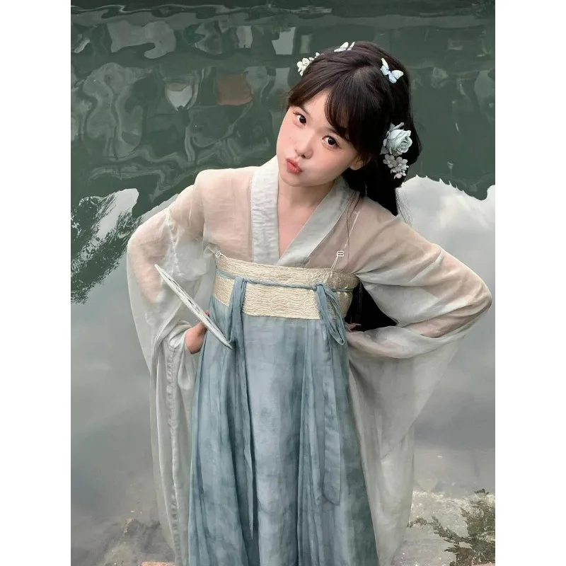 Tang-made Hanfu women's chest-length skirt is beautiful, spring and summer new daily cold suit