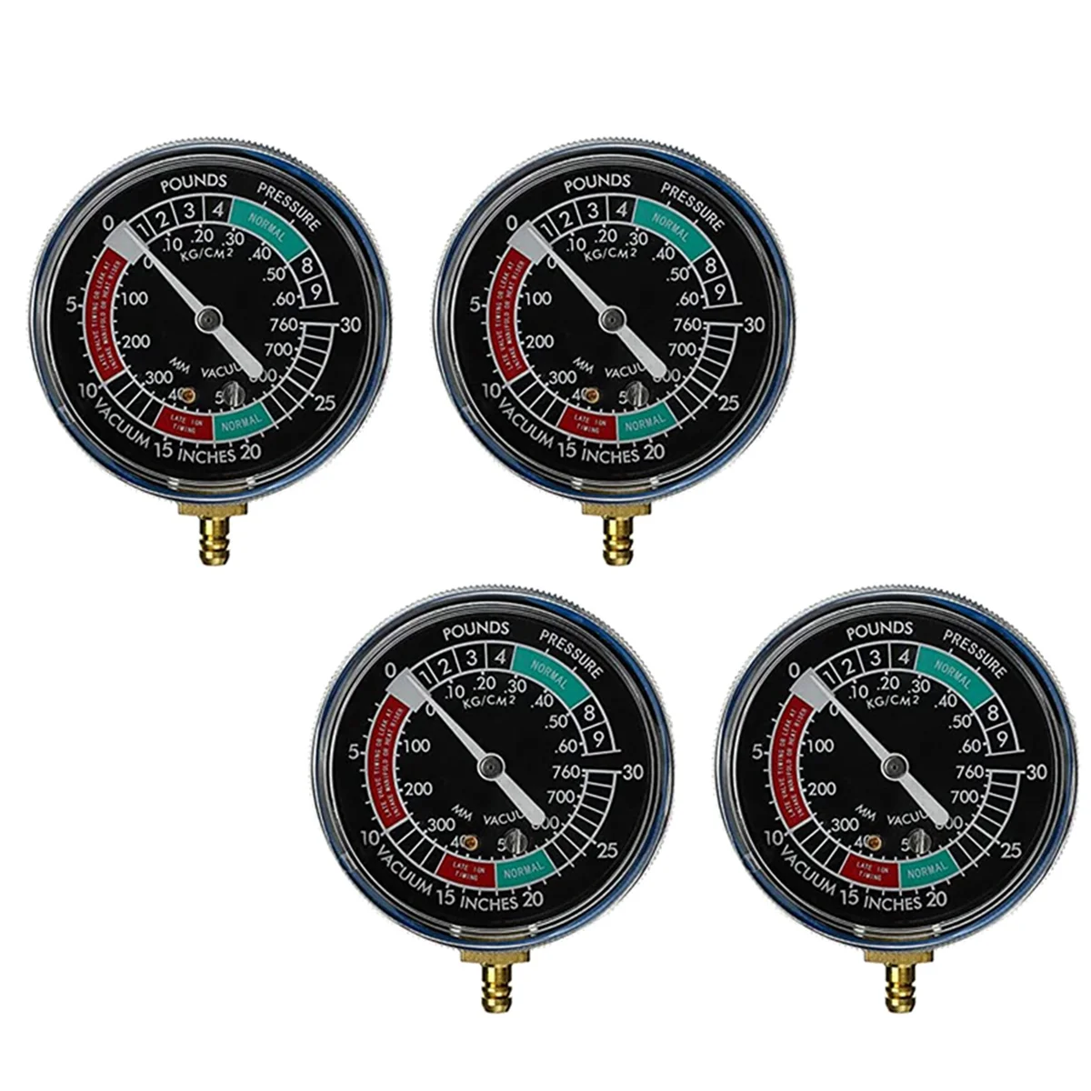 4X Universal Motorcycle Fuel Vacuum Gauge Carburetor Carb Synchronizer Gauge Meter Balancer Gauge Tool