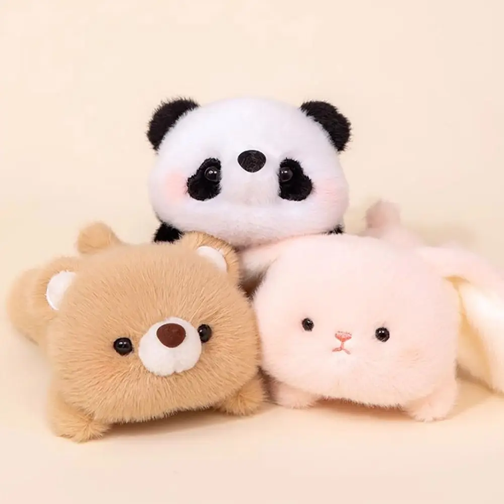 Cute 17cm Plush Companion Doll Plush Elephant Wrist Drag Pad Bear Super Soft Animal Plush Toy Desk