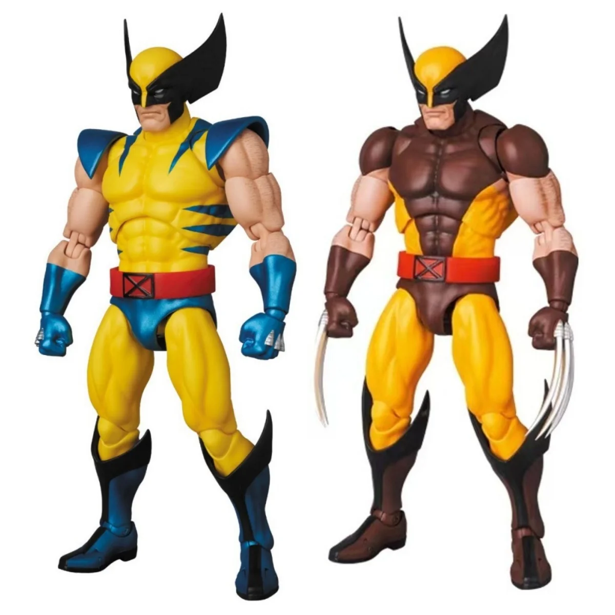 16cm Marvel Mafex 096 X-Men X-Men Deadpool Wolverine Figure Articulation Figure Figure Model Doll Gift