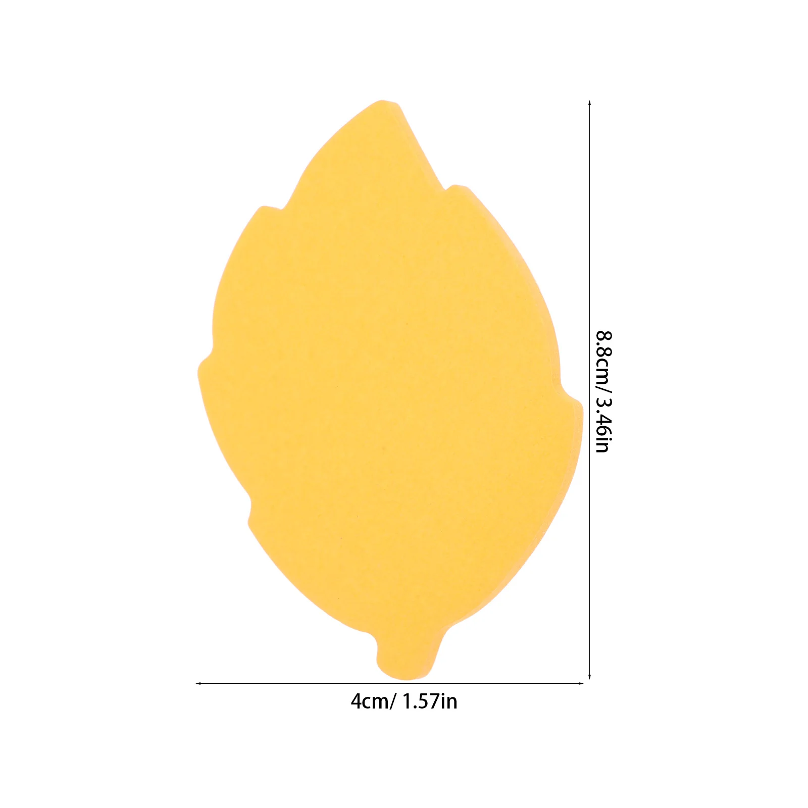 16 قطعة أوراق شكل مذكرة ذاتية اللصق ملاحظات ألوان الفلورسنت الساطعة منصات لاصقة قابلة للإزالة لمكتب المدرسة المنزل المفكرة الصغيرة #3