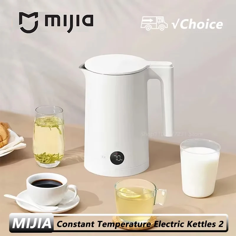 

Mijia Constant Temperature Electric Kettles 2 LED Digital Display 4 Thermos Modes Water Teapots for Travel Heating Kettle