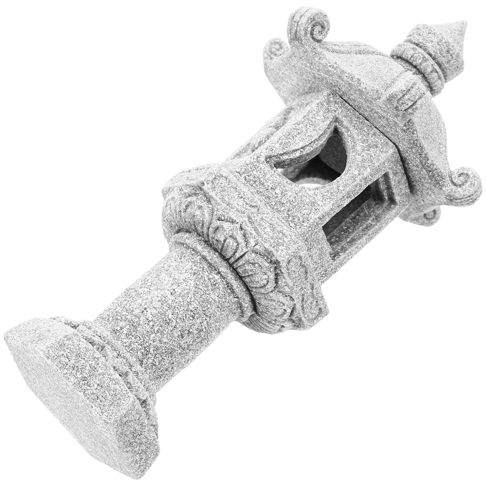 

Stone Material Micro Landscape Ornament Mini Pagoda Garden Decoration Rockery Terrarium Fish Tank Decor Home Indoor Outdoor
