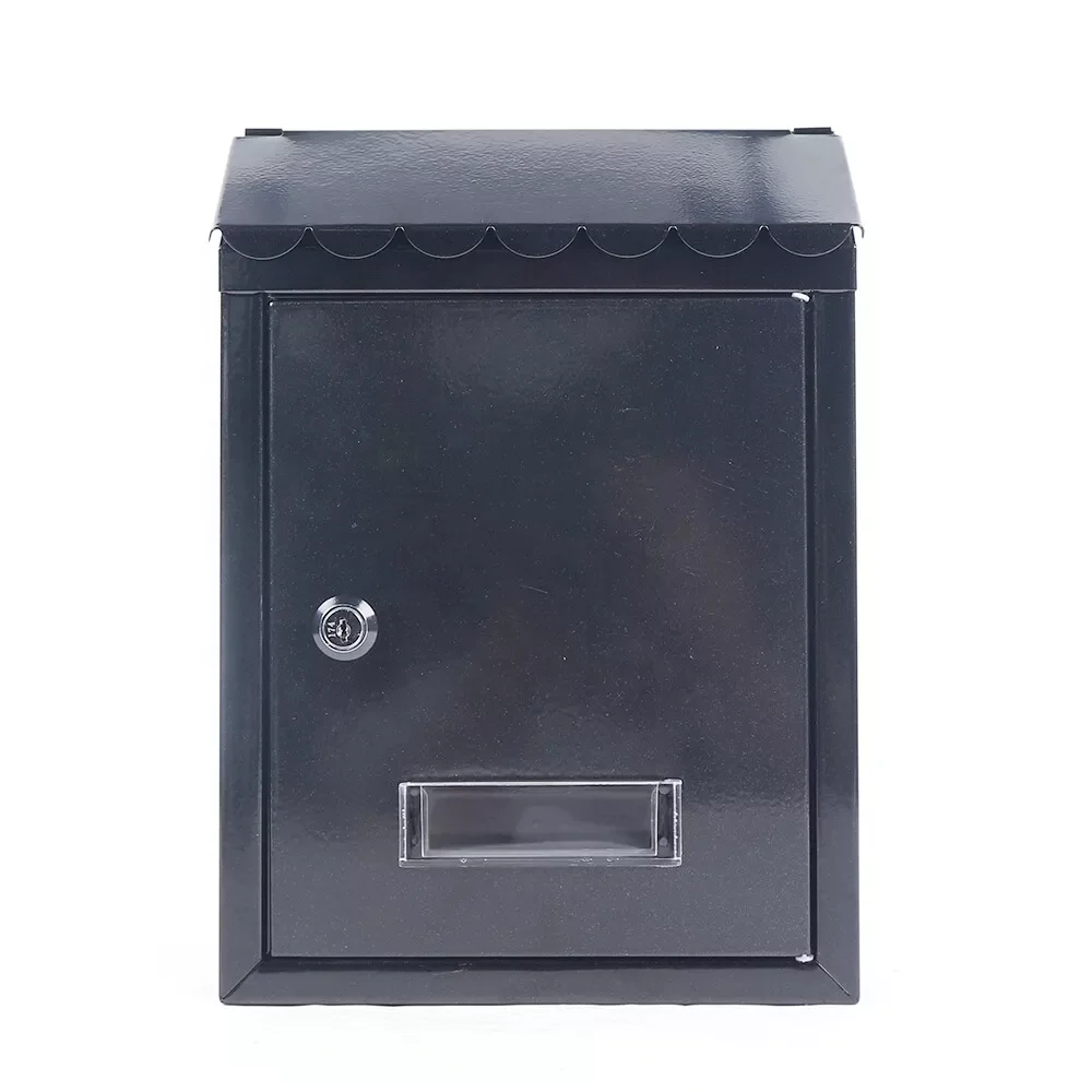 Stainless Steel Letterbox Holder Wall Mount Mailbox Modern Waterproof Rustproof Outdoor Lockable