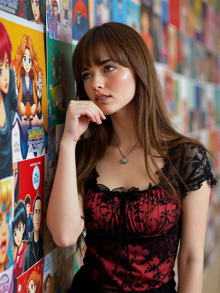 

Кружевные тонкие сексуальные блузки с вырезом на шее для женщин, элегантная женская одежда, тренд 2025, весенняя впитывающая муслиновая короткая рубашка без бретелек, мягкая