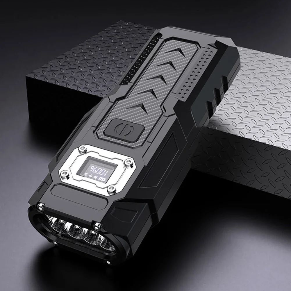 

Dual Light Source Rechargeable Flashlight Home Repair Outdoor Lighting Compact Design Intense White Light Outdoor Camping Tool