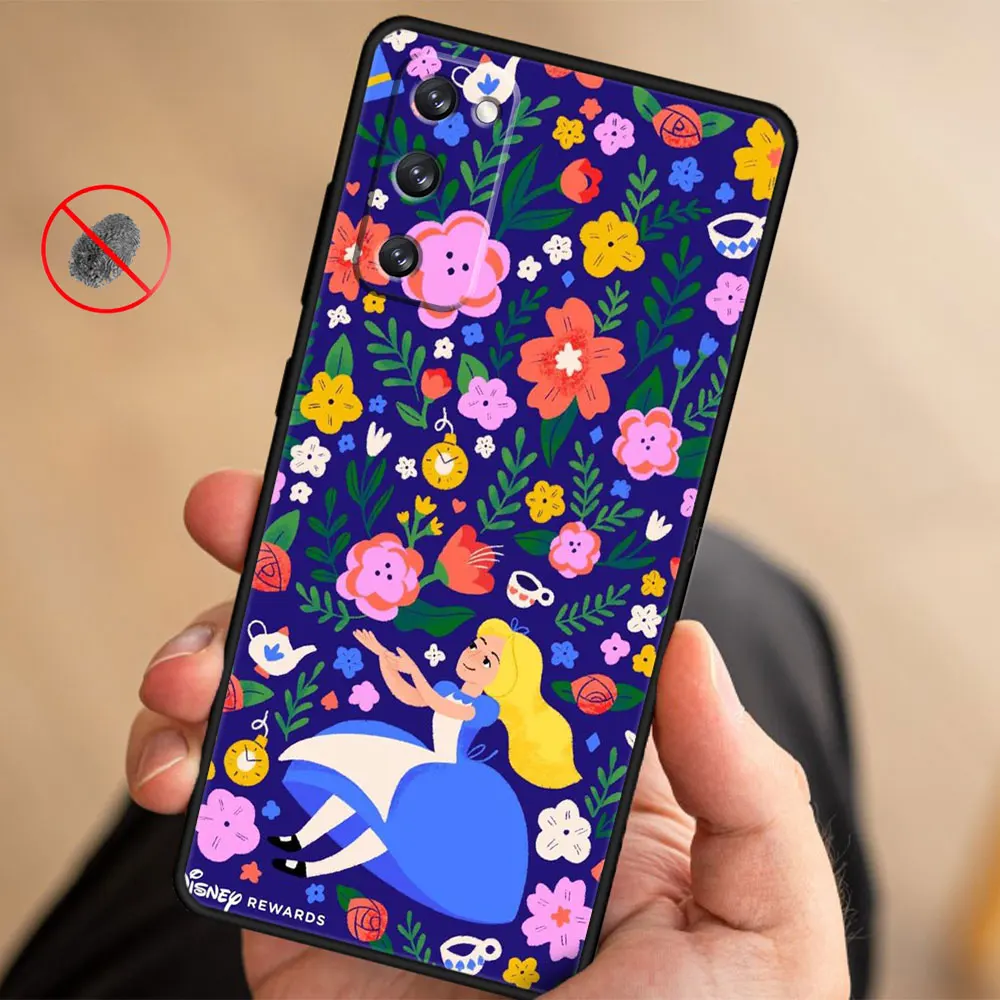 Disney Alice in Wonderland Case For Samsung Galaxy S24 S23 S22 S21 S20 FE Ultra S10 Plus Note 20Ultra 10Plus Cover