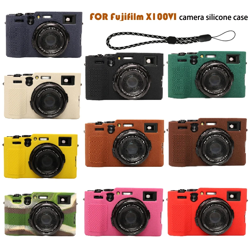 Silicone camera bag suitable for Fujifilm X100VI protective 
