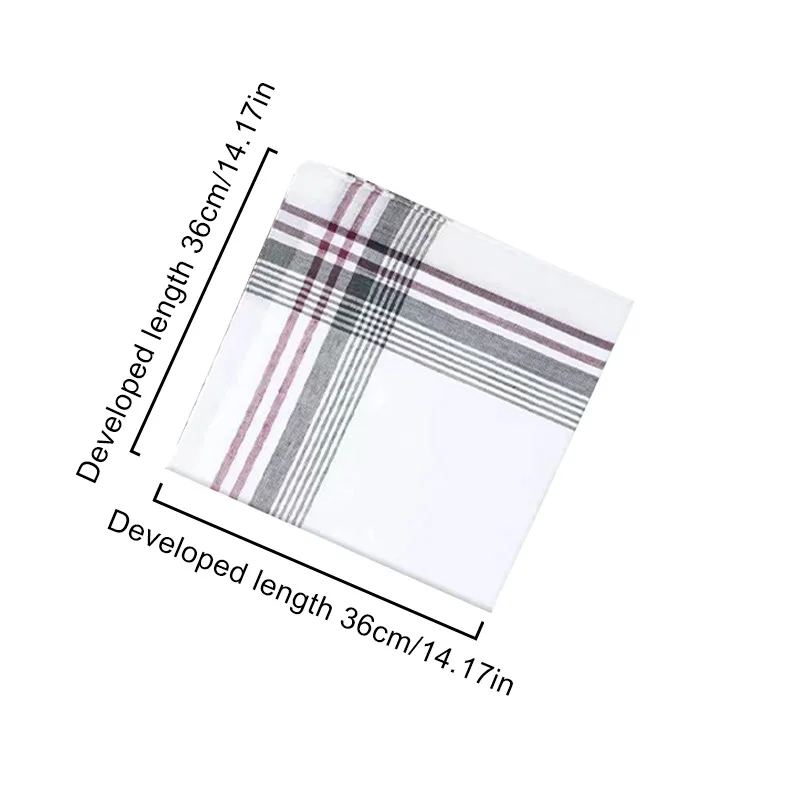 12 pezzi quadrati multicolori a righe scozzesi uomo donna tasca per la festa nuziale affari asciugamano petto fazzoletti di cotone 100% sciarpe