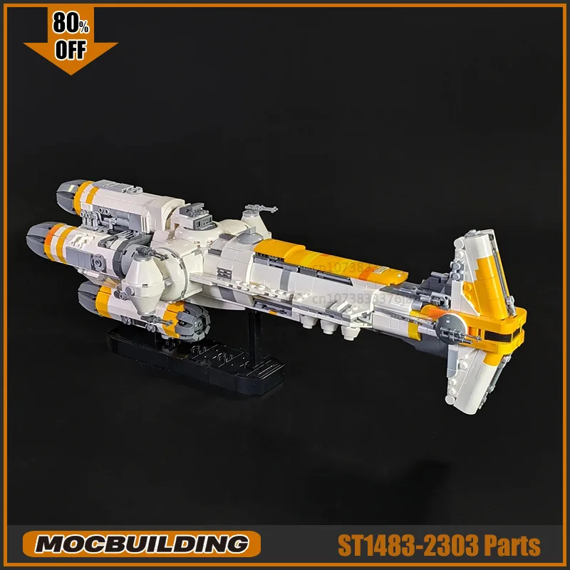 Space Movie Corvette Lightmaker MOC Building Blocks Imperial Transportion Technology Bricks Model Collection Display Toys Gifts