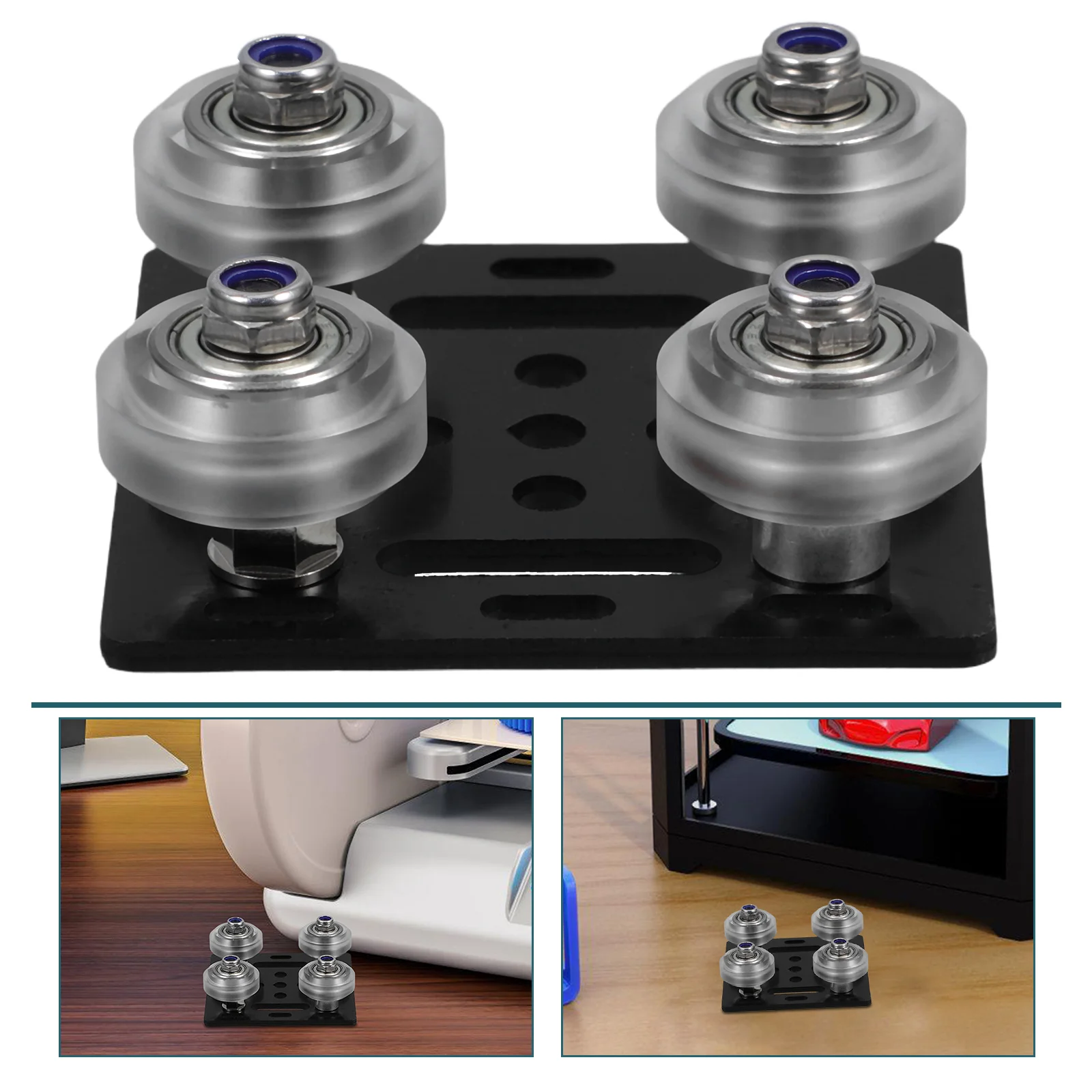 Pulley Profile Accessories European Aluminum V Wheel Plate Support with Gantry Rod Aluminium for