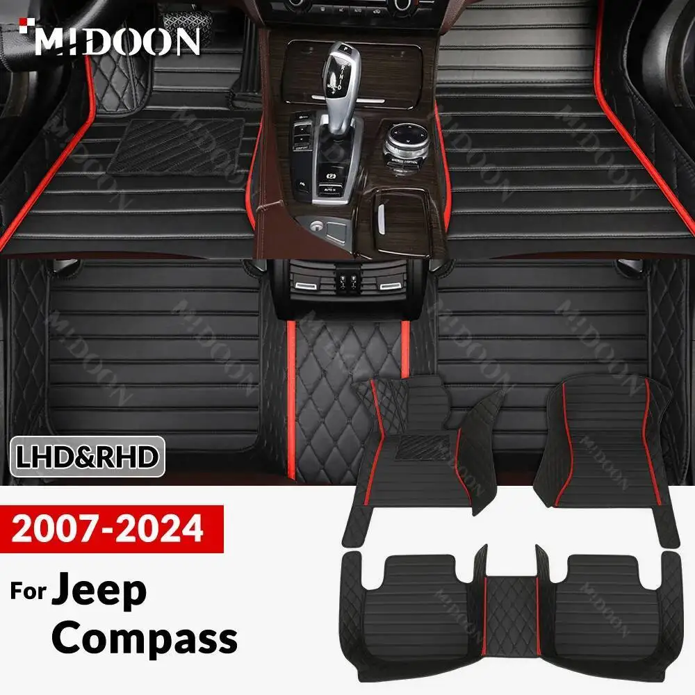 

New styles! For For Jeep Compass 2007-2024 Custom Car Floor Mat Auto Carpet Cover Interior Accessories Protective 2023 2022 2021
