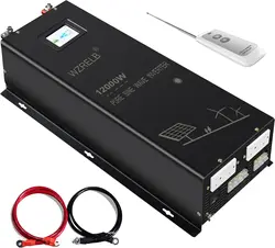 12KW Split Phase Pure Sine Wave Inverter 24/36/48/72/96V DC to 110/220V,120/240V Converter Remote Control For Home Power Bank