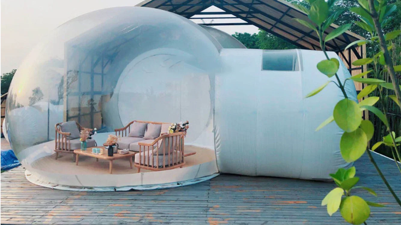 new design Hot Sale Inflatable Bubble Tent Clear Dome House