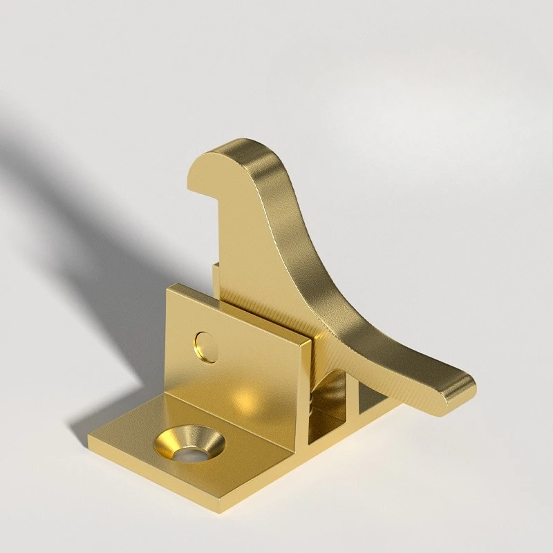 

Chinese Style Window Latch Brass Bird Clasp Surface Mounted Bolt Lock Security Anti-Theft Vintage Window Auto Door Catch