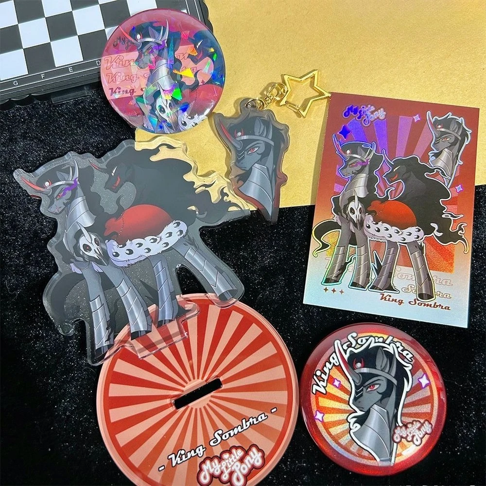 My Little Pony Set Shiny Laser Badge High Quality Acrylic Stand Exquisite Laser Card Premium Set Decoration Collection Gifts - view 6
