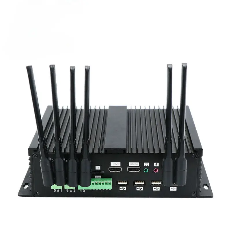 RK3399Pro Portable Alloy Chassis Cooling Edge Computing Industrial Mini PC