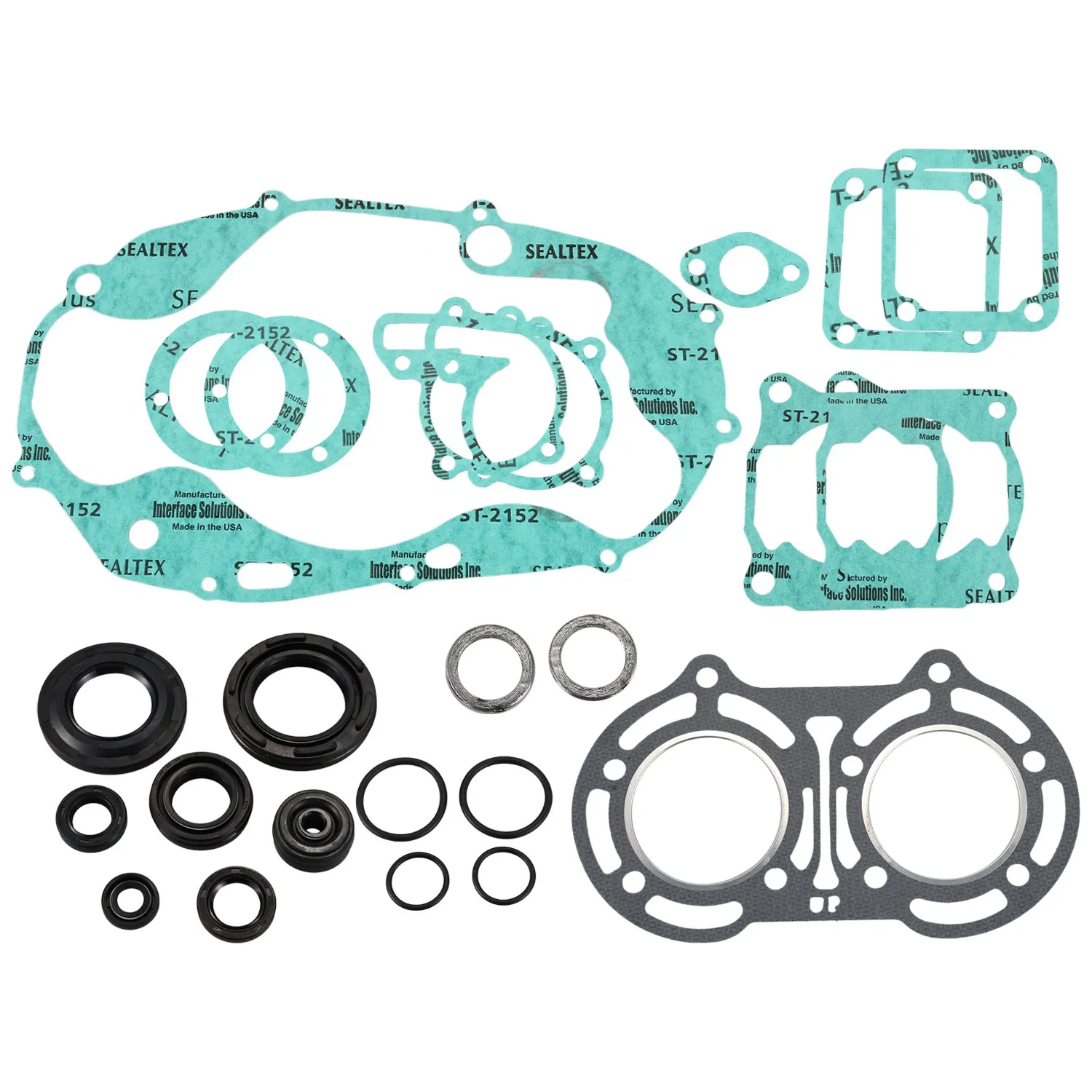 Image of Precision For Banshee Kompletter Motordichtungssatz mit Öldichtungskit 1987-2006 YFZ350