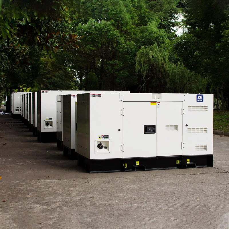 Three Phase Super Silent Generator Set 15KW 20KW Die sel Generator Die sel 20KVA 25KVA  Generators Powered