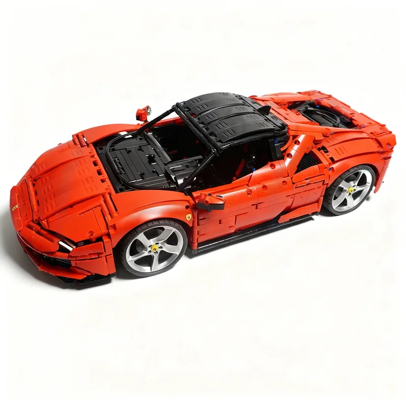 4550pcs MOC Ferrariesd SF90 Stradale Ver 2 0 1 Technical Model Building Blocks Architecture Toy Christmas Gifts Brick Kids DIY