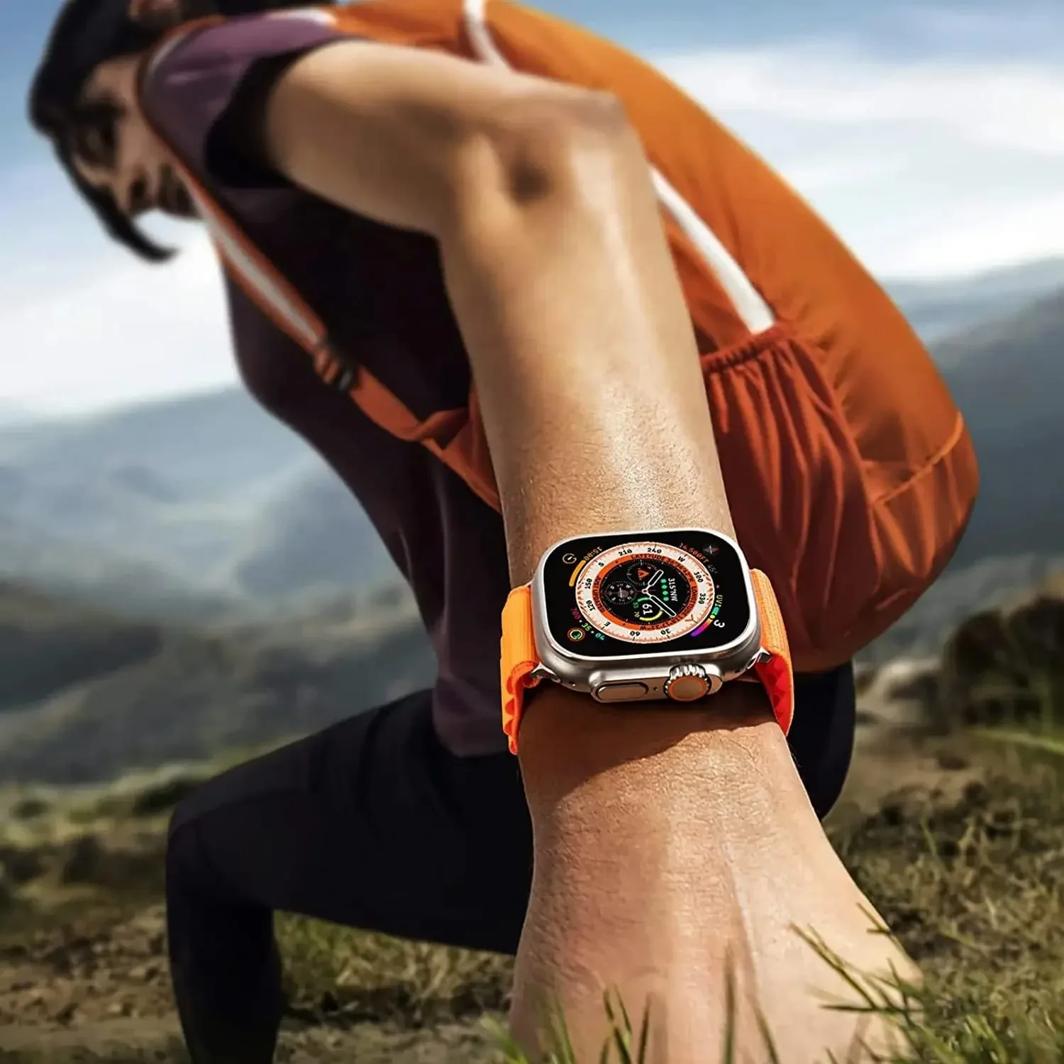 Alpine Loop Armband für Apple Watch Ultra 2 3 Series 11 10 9 8 7 6 SE Sport-Armband Uhrenband 49mm 46mm 45mm 44mm 42mm 41mm 40mm – Detail 2