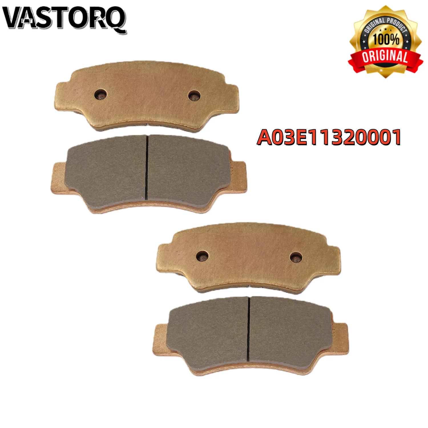 

4 шт. оригинальные спеченные задние тормозные колодки для SEGWAY Snarler AT6 L S E5 Snarler AT6 L S T3b A03E11320001