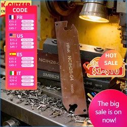 1Pcs SMBB2026/SMBB2526/SMBB2032/SMBB3232 Groovende Cut-Off Cutter Houder NCIH26-2 NCIH32-3 NCIH32-4Cut Off Blade SP200 SP300 carbide inserts draaibeitels metaal metal lathe