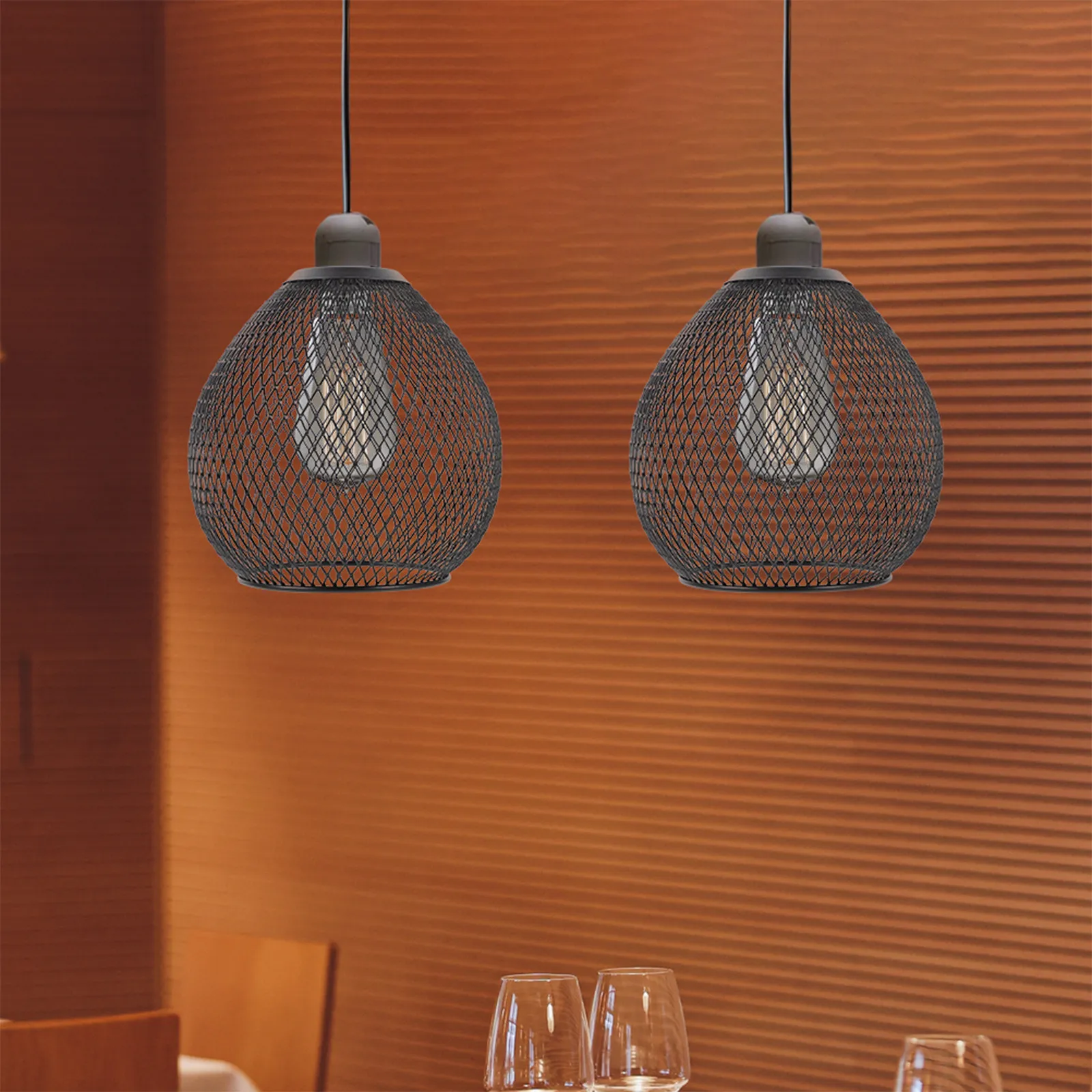 

Изысканный металлический абажур в форме капли, ажурный сетчатый светильник, декоративный подвесной абажур для дома, ресторана, отеля