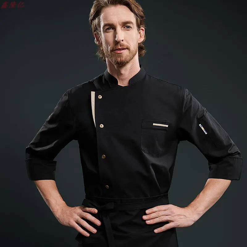 Cake Shop Restaurant occidental Steakhouse cuisine travail uniforme à manches longues restauration Hot Pot Restaurant hôtel automne Chef uniforme f