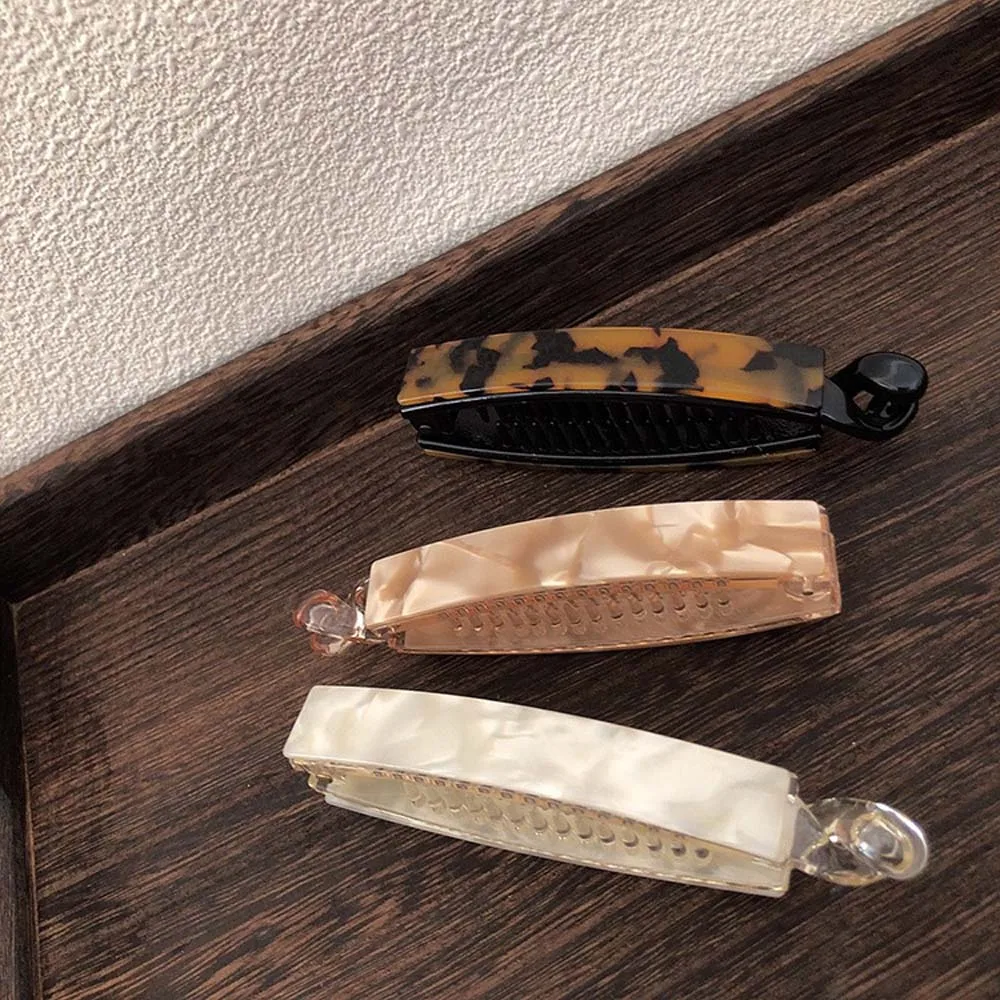 

Temperament DIY Accessories Korean Acetic Acid Hair Accessories Banana Clips Hairpins Ponytail Holder Hair Clip