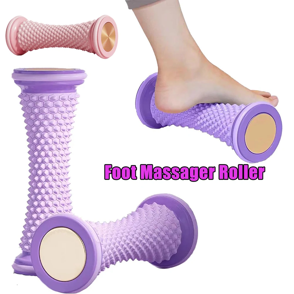 Massage Wheel Plantar Fasciitis Roller Foot Muscle Relaxer Leg Massage Roller Fitness Arch Trainer for Foot Pain Relief
