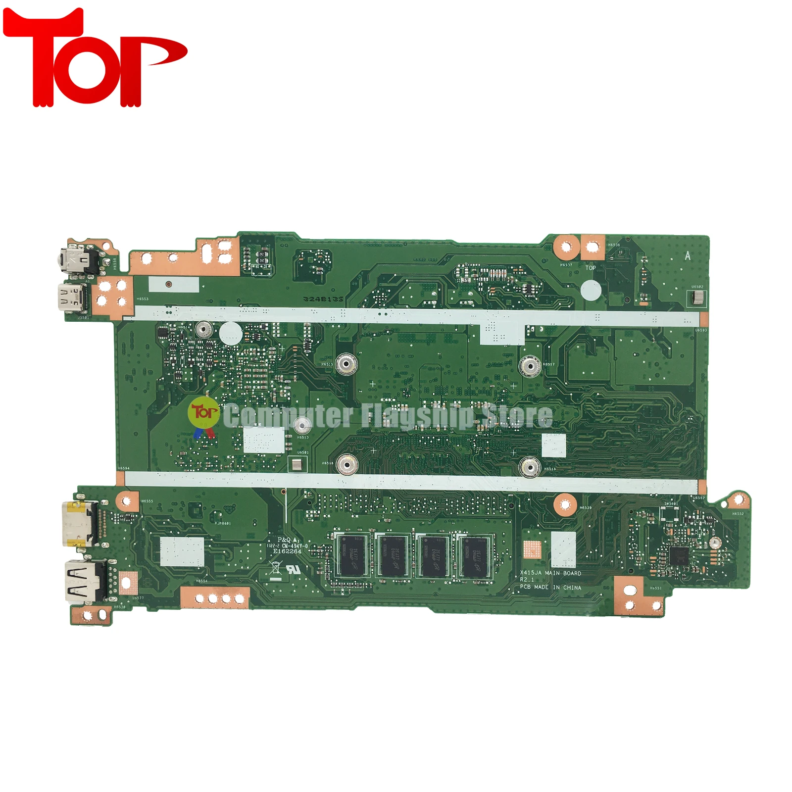 X415JA Laptop Motherboard For ASUS  X515JAB X515JF X515J X415J P1511cja P1511cjp P1411cja P1411cjp V5200J I3 I5 I7 Mainboard