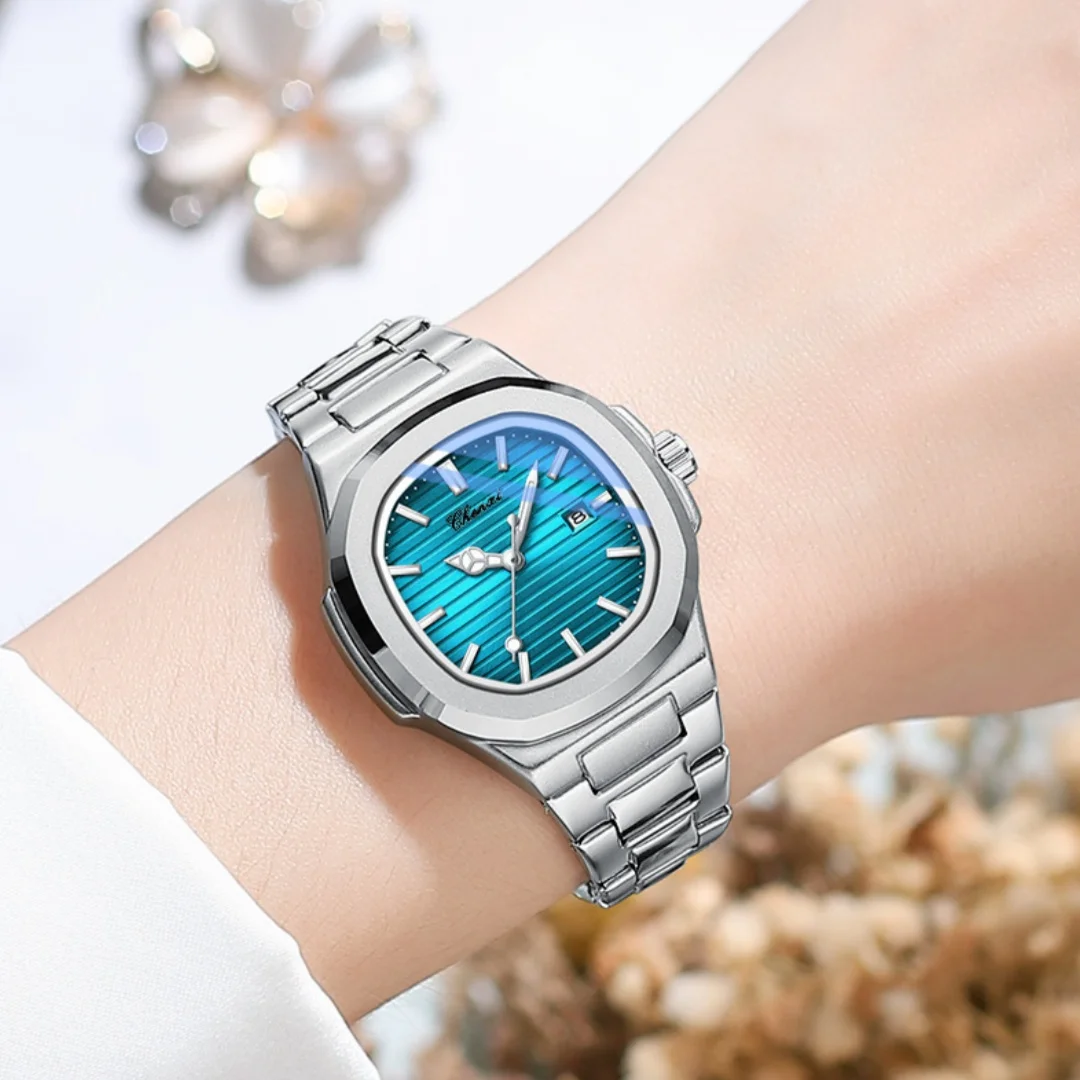 CHENXI 8222 Elegant Women\'s Quartz Watch Fashion Business Style Minimalist reloj Waterproof Date Couple Wristwatch for Ladies