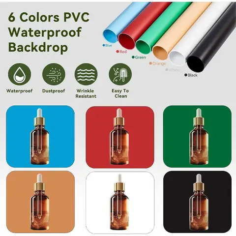 फोटो लाइट बॉक्स फोटोग्राफी 12x12 फोटो स्टूडियो लाइटबॉक्स 120 एलईडी लाइट्स के साथ आभूषण और छोटी वस्तुओं के लिए 6 बैकड्रॉप्स उत्पाद फोटो 8 best sales फोटो लाइट बॉक्स - №6