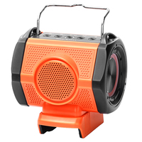 20V Bluetooth Speaker for Black&Decker USB Type-C Port, Loudspeaker Amplifier Player ( Not Included Battery）