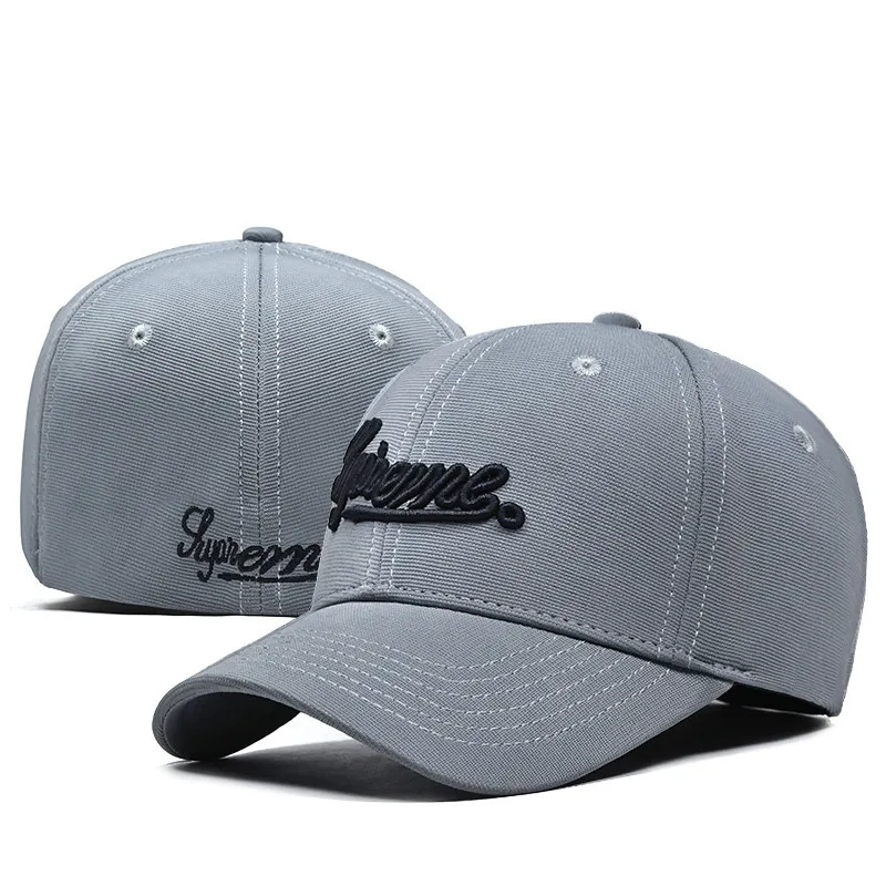 Back Closed Baseball Caps for Men and Women, Big Head and Small Head Hat, High Quality Headwear