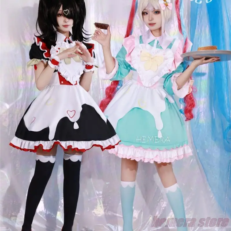 

Game Needy Girl Overdose KAngel Cosplay Needy Girl Overdose Ame Chan Cosplay Costume Lolita Maid Dress Party Costume Anime Cos