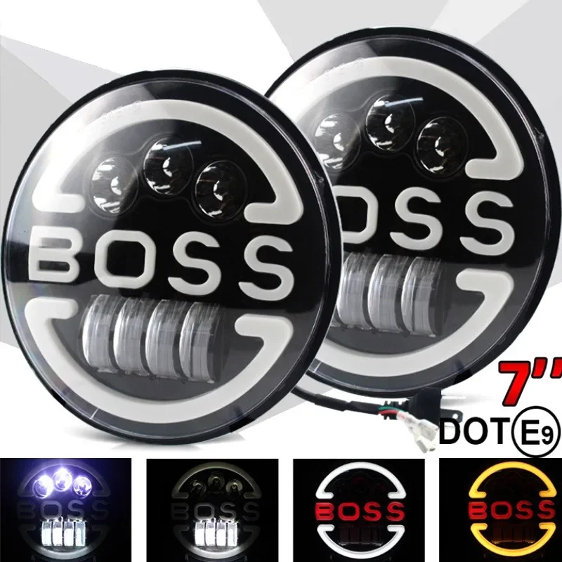 XINTIANGUANG 1PCS BOSS Harley Headlights 7 