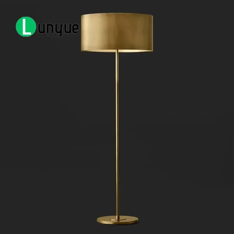 Postmodern Luxury LED Floor Lamp Iron Body Vertical Design Switch Control Small Size Decorative Lighting for Living Room