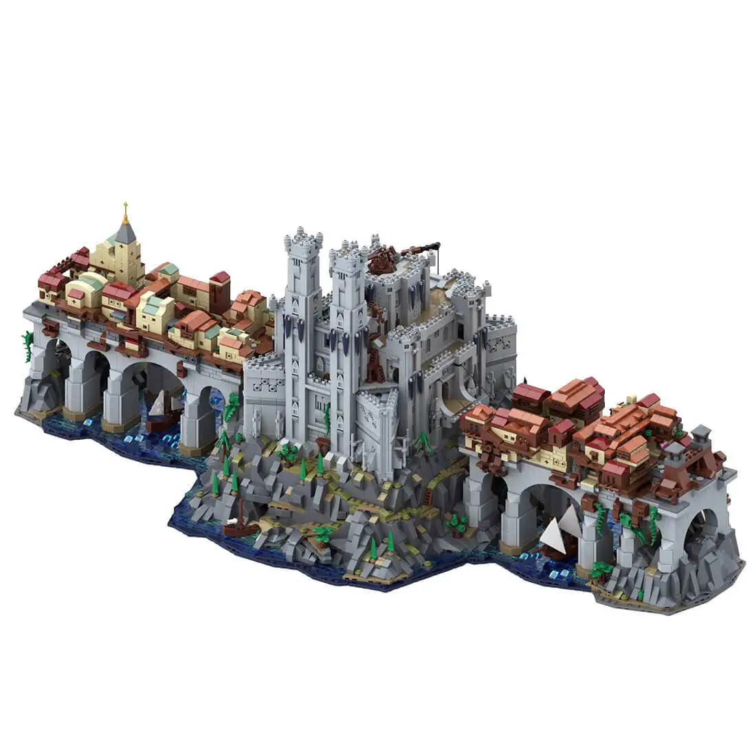 

Custom MOC-167279 Castle Buildings in the Game: Wyrm’s Crossing 9530PCS