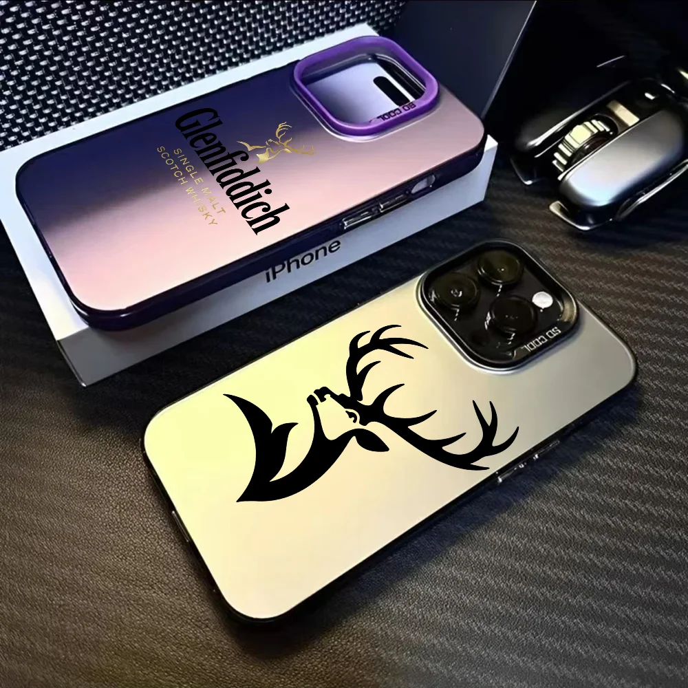 

G-GlenfiddichES Whiskey Liquor Phone Case For IPhone 16 15 14 13 12 11 Pro Max Black Purple Matte Laser Metallic Aurora Funda