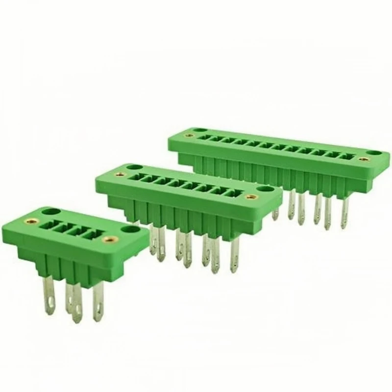 100PIN  GREEN 15CDGV 3.81MM pitch 2-24pin pluggable screw terminal block PLUG TYPE pcb connector with Flange 2EDGWB